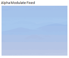alpha modulate fix effect